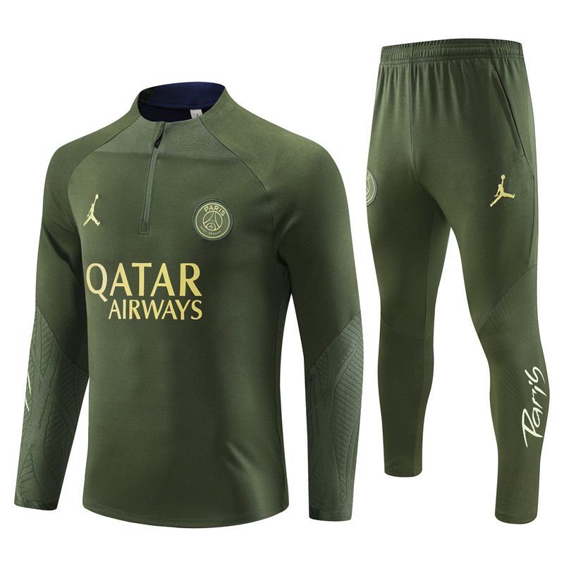AAA Quality Paris St Germain 23/24 Tracksuit - Green